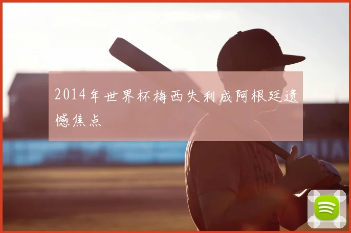 2014年世界杯梅西失利成阿根廷遗憾焦点